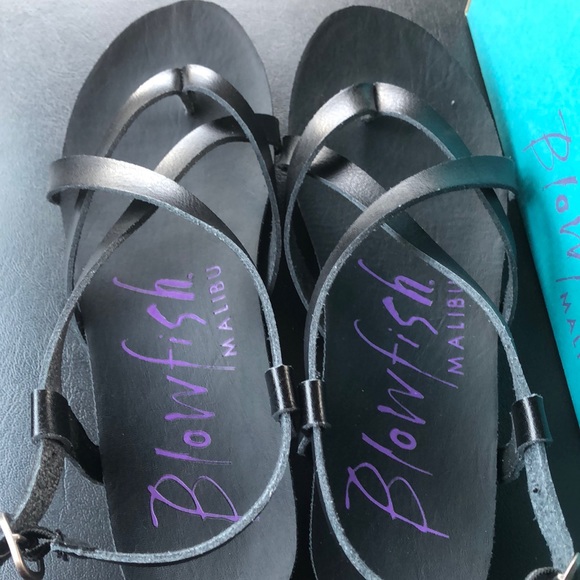 Blowfish Shoes - Nib Blowfish• Granola Black Sandals
